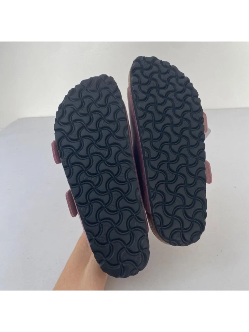 New Birkenstock *narrow* Arizona Big Buckle Sandals Slides Shoes Lavender - Picture 7 of 9